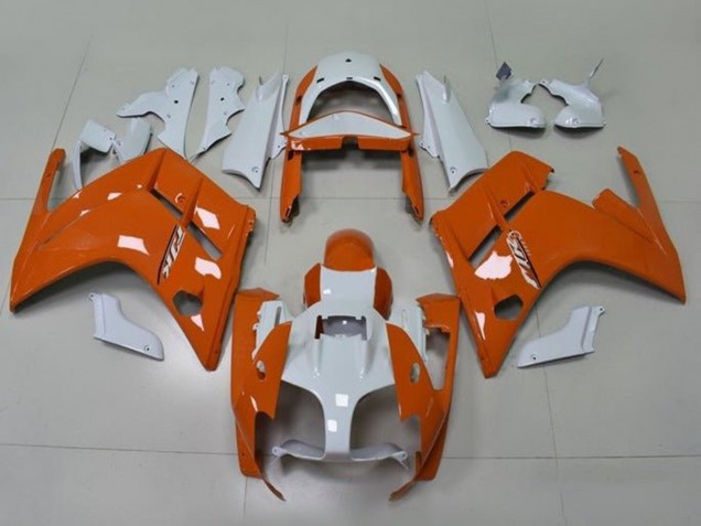 Preisgünstige Yamaha FJR1300 Motorrad Verkleidung 2013-2015 - Orange Weiss