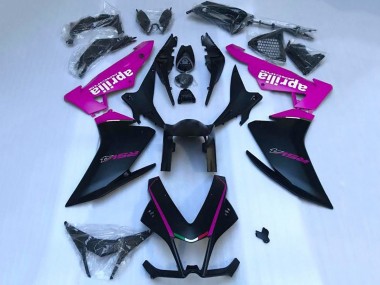 Preisgünstige Aprilia RSV4 1000 Motorrad Verkleidung 2009-2015 - Matt Schwarz Rosa