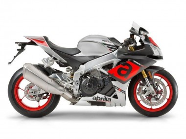 Preisgünstige Aprilia RSV4 1000 Motorrad Verkleidung 2009-2015 - Silber Rot Schwarz