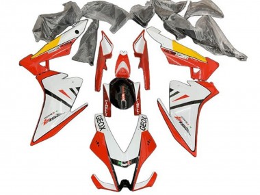 Preisgünstige Aprilia RSV4 1000 Motorrad Verkleidung 2009-2015 - Weiss Rot Schwarz Gelb