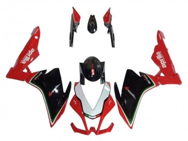 Preisgünstige Aprilia RSV4 1000 Motorrad Verkleidung 2009-2015 - Rot Schwarz Weiss Grun