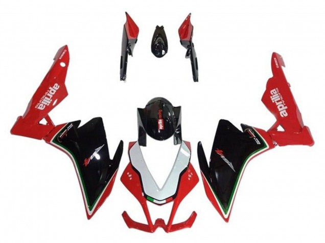 Preisgünstige Aprilia RSV4 1000 Motorrad Verkleidung 2009-2015 - Rot Schwarz Weiss Grun