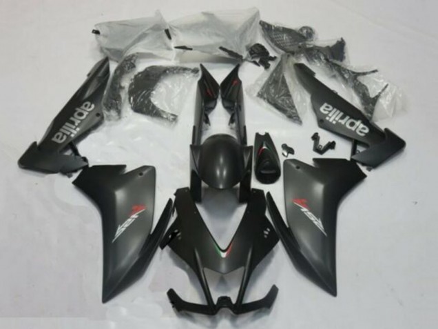 Preisgünstige Aprilia RSV4 1000 Motorrad Verkleidung 2009-2015 - Matt Schwarz Silber Rot Aufkleber