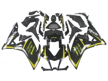 Preisgünstige Aprilia RSV4 1000 Motorrad Verkleidung 2009-2015 - Schwarz Gelb