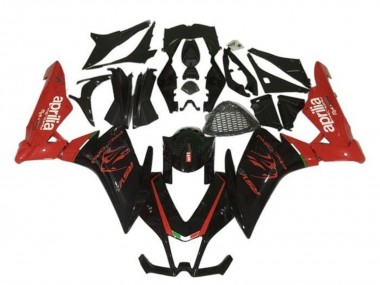 Preisgünstige Aprilia RSV4 1000 Motorrad Verkleidung 2009-2015 - Schwarz Rot