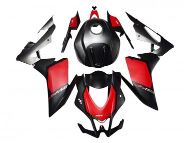 Preisgünstige Aprilia RSV4 1000 Motorrad Verkleidung 2016-2020 - Matt Schwarz Rot Grau