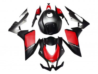 Preisgünstige Aprilia RSV4 1000 Motorrad Verkleidung 2016-2020 - Matt Schwarz Rot Grau