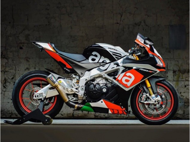 Preisgünstige Aprilia RSV4 1000 Motorrad Verkleidung 2016-2020 - Matt Schwarz Silber Rot Grun