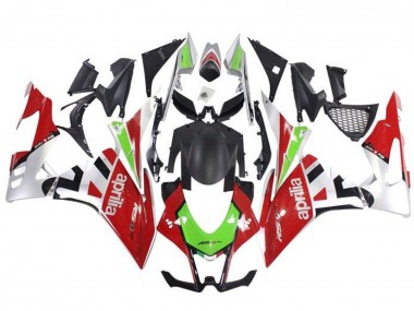 Preisgünstige Aprilia RSV4 1000 Motorrad Verkleidung 2016-2020 - Rot Grun Silber Schwarz