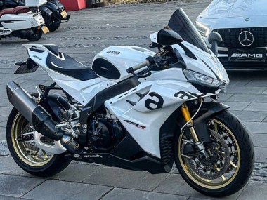 Preisgünstige Aprilia RSV4 1100 Motorrad Verkleidung 2021-2024 - Weiss Schwarz
