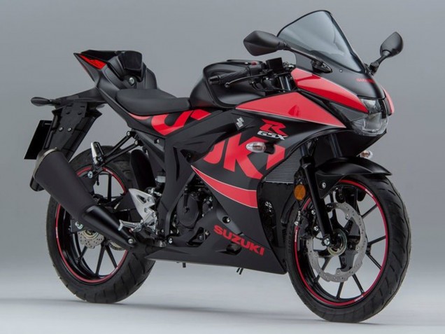 Preisgünstige Suzuki GSXR125 Motorrad Verkleidung 2017-2025 - Schwarz Rot