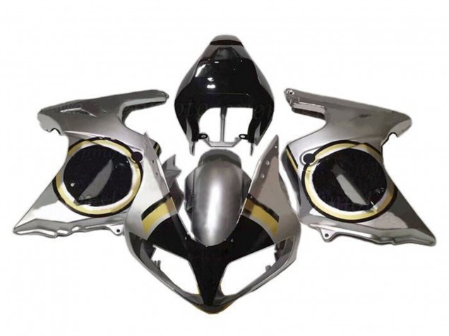 Preisgünstige Suzuki SV650 Motorrad Verkleidung 2003-2013 - Silber Schwarz Gold