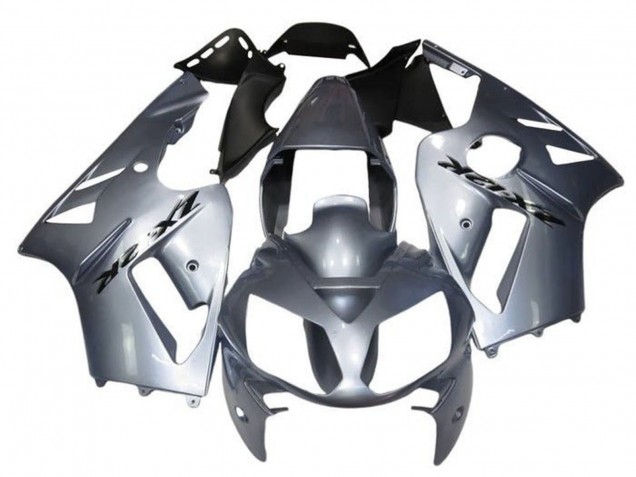 Preisgünstige Kawasaki ZX12R Motorrad Verkleidung 2000-2001 - Silber