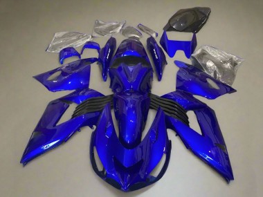 Preisgünstige Kawasaki ZX14R ZZR1400 Motorrad Verkleidung Kit 2006-2011 - Blau