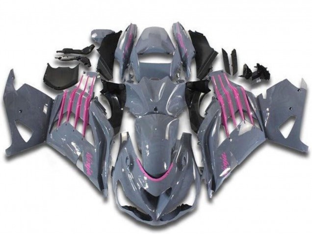 Preisgünstige Kawasaki ZX14R ZZR1400 Motorrad Verkleidung 2012-2024 - Nardo Grau Rosa