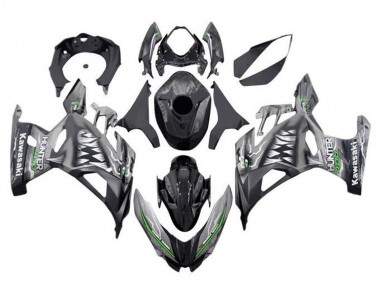 Preisgünstige Kawasaki Ninja 400 Motorrad Verkleidung 2018-2024 - Nardo Grau Schwarz Hai