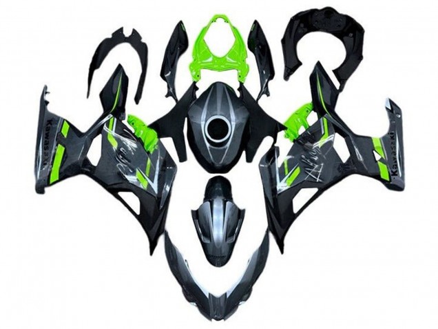 Preisgünstige Kawasaki Ninja 400 Motorrad Verkleidung 2018-2024 - Grun Grau