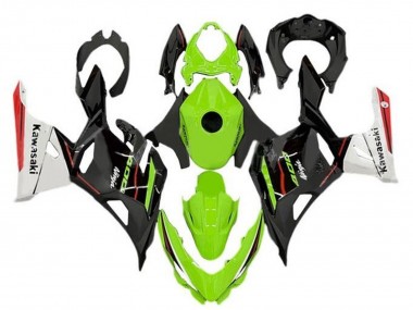 Preisgünstige Kawasaki Ninja 400 Motorrad Verkleidung 2018-2024 - Grun Schwarz Weiss Rot