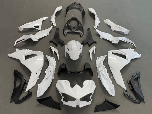 Preisgünstige Kawasaki Ninja 500 EX500R Motorrad Verkleidung 2024-2025 - Weiss Schwarz