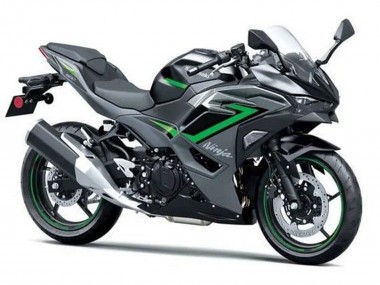 Preisgünstige Kawasaki Ninja 500 EX500R Motorrad Verkleidung 2024-2025 - Schwarz Grau Grun