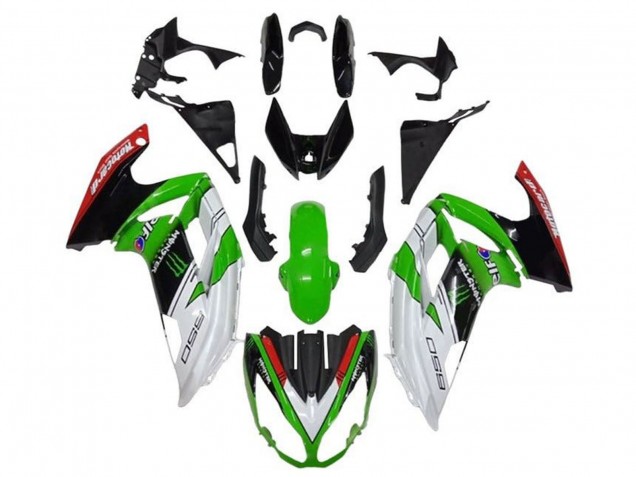 Preisgünstige Kawasaki Ninja 650 EX650 Motorrad Verkleidung 2012-2016 - Weiss Grun Schwarz Rot Monster