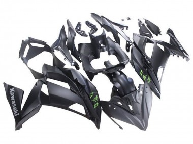 Preisgünstige Kawasaki Ninja 650 EX650 Motorrad Verkleidung 2017-2019 - Matt Schwarz Grun