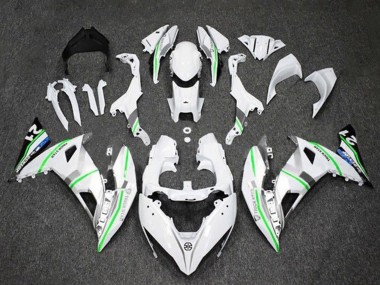 Preisgünstige Kawasaki Ninja 650 EX650 Motorrad Verkleidung 2017-2019 - Weiss Silber Grun Blau