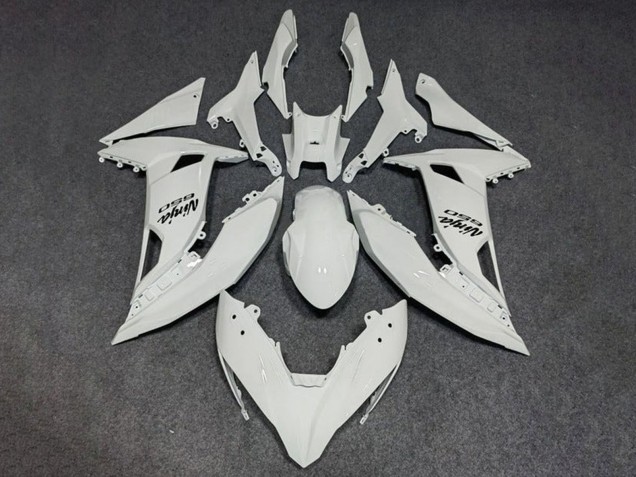 Preisgünstige Kawasaki Ninja 650 EX650 Motorrad Verkleidung 2017-2019 - Weiss Schwarz