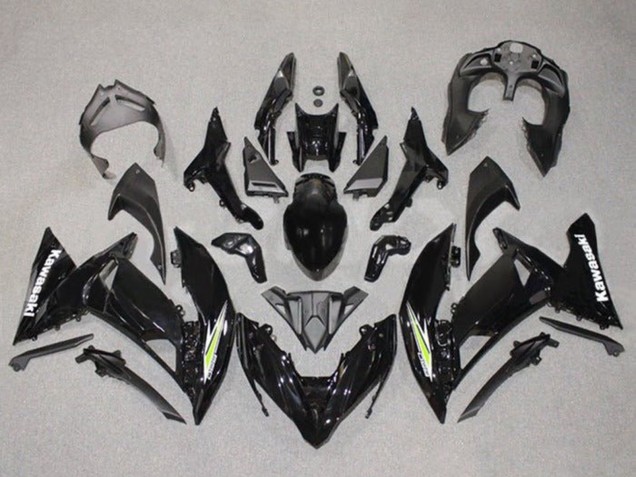 Preisgünstige Kawasaki Ninja 650 EX650 Motorrad Verkleidung 2017-2019 - Schwarz Weiss Grun Weiss