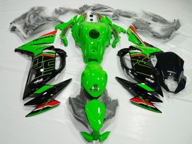 Preisgünstige Kawasaki Ninja 650 EX650 Motorrad Verkleidung 2020-2025 - Grun Rot Schwarz Weiss