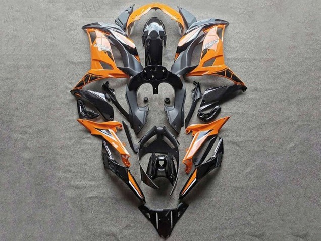 Preisgünstige Kawasaki Ninja 650 EX650 Motorrad Verkleidung 2020-2025 - Orange Schwarz