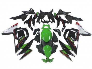 Preisgünstige Kawasaki Ninja 650 EX650 Motorrad Verkleidung 2020-2025 - Grun Schwarz Weiss Rot