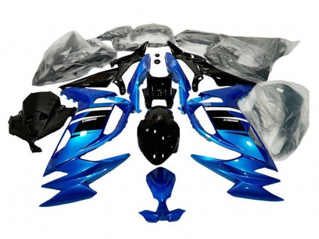 Preisgünstige Kawasaki Ninja 650 EX650 Motorrad Verkleidung 2020-2025 - Blau Weiss Schwarz