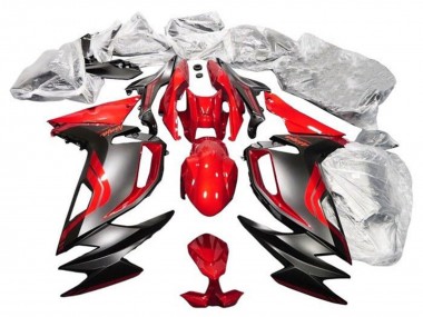 Preisgünstige Kawasaki Ninja 650 EX650 Motorrad Verkleidung 2020-2025 - Rot Matt Schwarz
