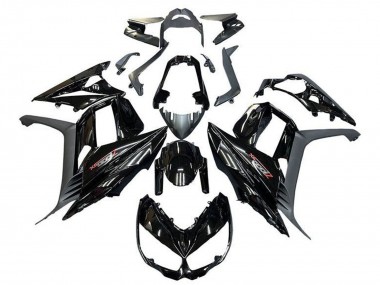 Preisgünstige Kawasaki Z1000SX Motorrad Verkleidung 2010-2016 - Glanzendes Schwarz