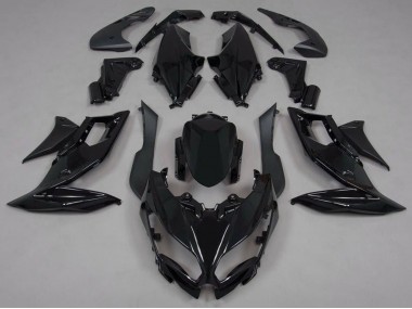 Preisgünstige Kawasaki Versys 650 Motorrad Verkleidung 2015-2021 - Glanzendes Schwarz