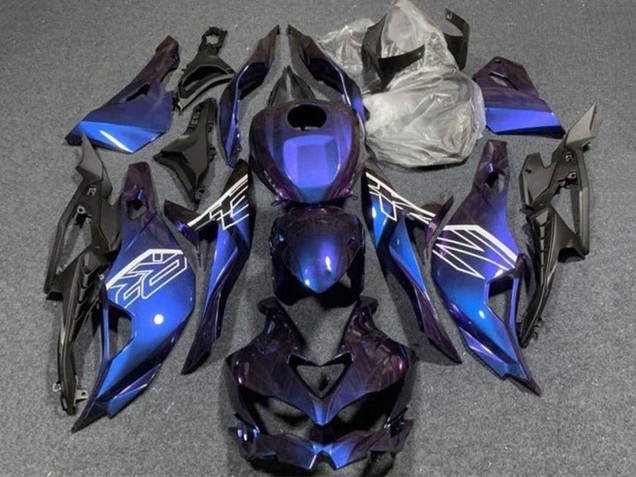 Preisgünstige Kawasaki ZX25R ZX-25R Motorrad Verkleidung 2019-2025 - Lila Blau Gradient