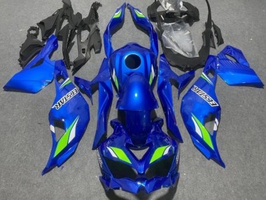 Preisgünstige Kawasaki ZX25R ZX-25R Motorrad Verkleidung 2019-2025 - Blau Grun Ecstar
