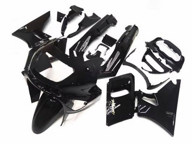 Preisgünstige Kawasaki ZZR400 Motorrad Verkleidung 1993-2007 - Glanzendes Schwarz