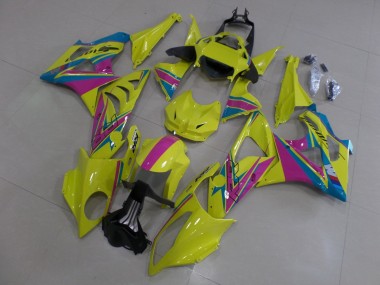 Preisgünstige BMW S1000RR Motorrad Verkleidung 2009-2014 - Gelb Rosa Blau