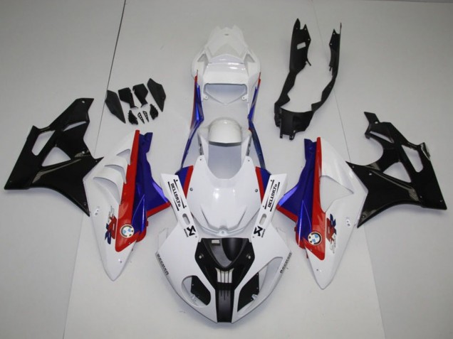 Preisgünstige BMW S1000RR Komplette Abs Verkleidung Kit 2009-2014 - Weiss Rot Blau Glanzendes Schwarz