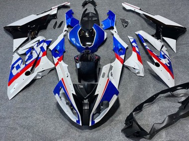 Preisgünstige BMW S1000RR Motorrad Verkleidung 2009-2014 - Weiss Rot Blau Glanzendes Schwarz Tyco