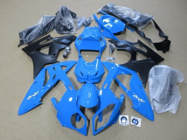 Preisgünstige BMW S1000RR Motorrad Verkleidung 2009-2014 - Blau Matt Schwarz