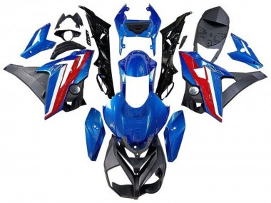 Preisgünstige BMW S1000RR Motorrad Verkleidung 2015-2016 - Blau Rot Schwarz
