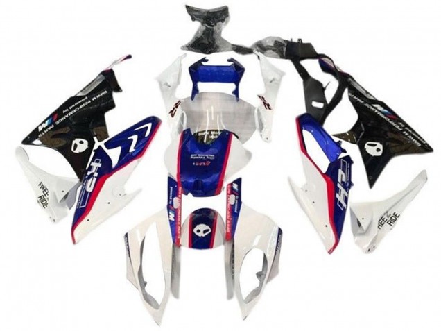 Preisgünstige BMW S1000RR Motorrad Verkleidung 2015-2016 - Weiss Blau Rot Alien