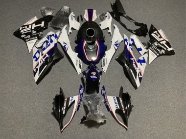 Preisgünstige BMW S1000RR Motorrad Verkleidung 2015-2016 - Weiss Blau Schwarz Tyco