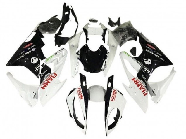 Preisgünstige BMW S1000RR Motorrad Verkleidung 2015-2016 - Perl Weiss Schwarz Fiamm