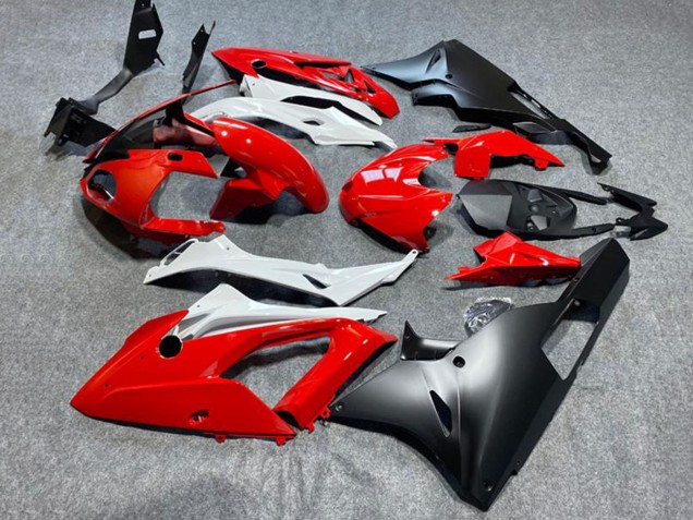 Preisgünstige BMW S1000RR Motorrad Verkleidung 2017-2018 - Rot Weiss Matt Schwarz