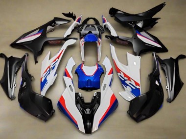 Preisgünstige BMW S1000RR Motorrad Verkleidung 2019-2022 - Weiss Rot Blau Schwarz