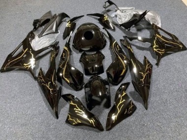 Preisgünstige BMW S1000RR Motorrad Verkleidung 2019-2022 - Schwarzes Gold